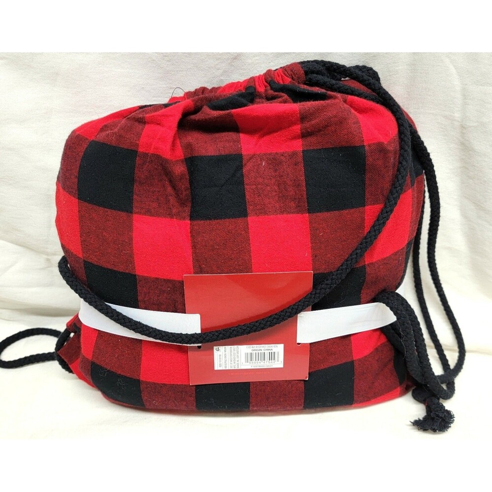 Women's Red Black Wondershop 3pc Backpack and Pajama Shorts Set Target Size XS - Picture 6 of 7